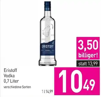 Sutterlüty Eristoff Vodka Angebot