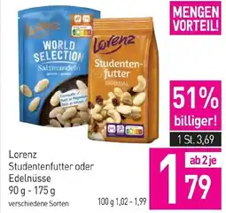 Sutterlüty Lorenz Studentenfutter oder Edelnüsse Angebot