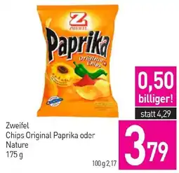 Sutterlüty Zweifel chips original paprika oder nature Angebot