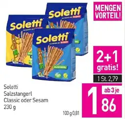 Sutterlüty Soletti Salzstangerl Classic oder Sesam Angebot