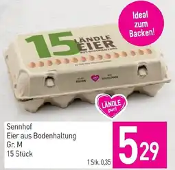 Sutterlüty Sennhof eier aus bodenhaltung Angebot