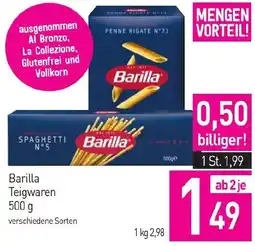 Sutterlüty Barilla Teigwaren Angebot