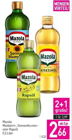 Sutterlüty Mazola Maiskeim-, Sonnenblumen- oder Rapsöl Angebot