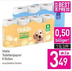 Sutterlüty Hakle Toilettenpapier 8 Rollen Angebot