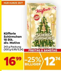 Billa Küfferle Schokoschirmchen Angebot