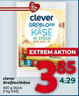 Billa Clever Großlochkäse Angebot