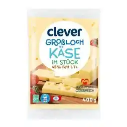 Billa Clever Großlochkäse Angebot