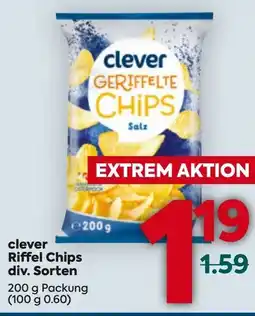 Billa Clever Geriffelte Chips Salz Angebot