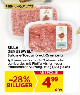 Billa Billa Genusswelt Salame Toscano Angebot