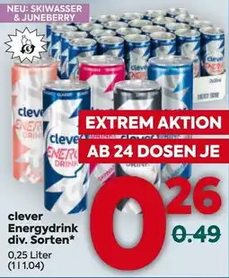 Billa Clever Energydrink Angebot