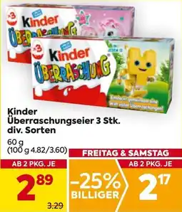 Billa Ferrero Kinder Überraschungseier Angebot