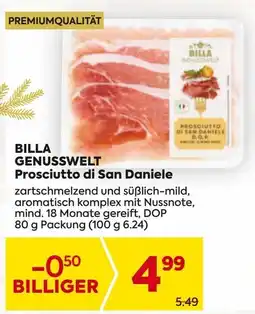 Billa Billa Genusswelt Prosciutto Di San Daniele Angebot