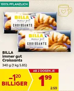 Billa Billa immer gut Croissants Angebot