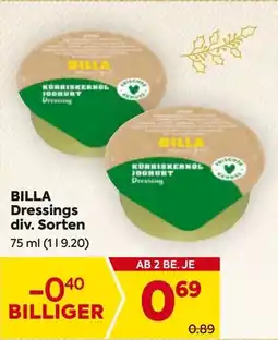 Billa Billa Dressings Angebot