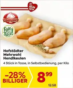 Billa Hofstädter Fair zum Tier Mehrwohl Hendlkeulen Angebot