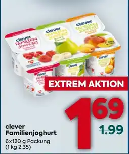 Billa Clever Familienjoghurt Angebot