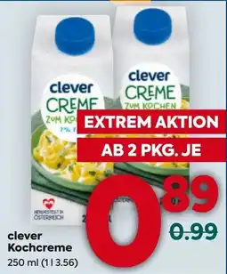 Billa Clever Kochcreme Angebot