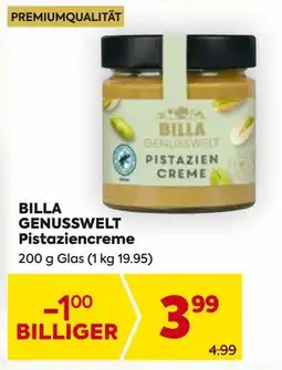 Billa Billa Genusswelt Pistaziencreme Angebot