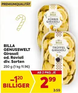 Billa Billa Genusswelt Girasoli Kürbis Angebot