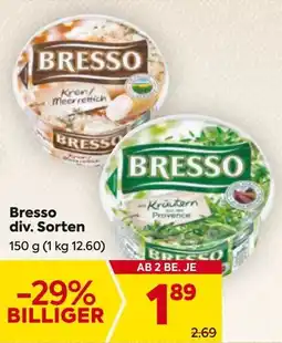 Billa Bresso Frischkäse Kräuter der Provence Angebot