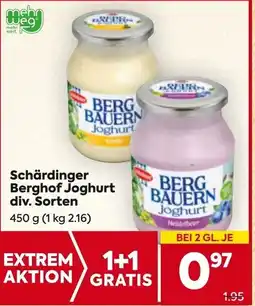 Billa Schärdinger Berghof Joghurt Angebot