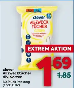 Billa Clever Allzwecktücher Citrus Angebot