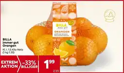 Billa Billa immer gut Orangen Angebot