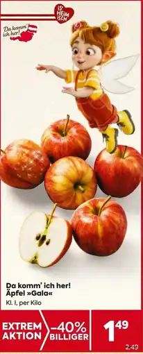 Billa Da komm' ich her Äpfel Gala Angebot