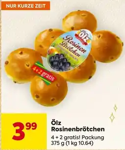 Billa Ölz Rosinen Brötchen Angebot