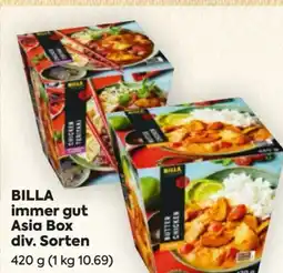 Billa Billa immer gut Asia-Box Angebot