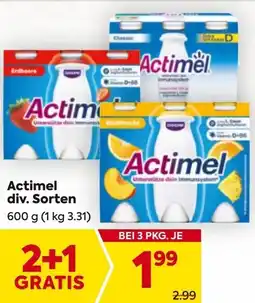 Billa Danone Actimel Drink Angebot