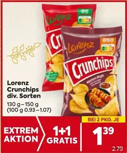 Billa Lorenz Crunchips Angebot