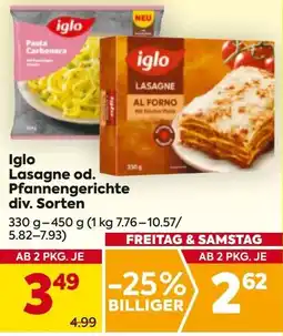 Billa Iglo Lasagne Angebot