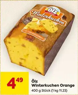 Billa Ölz Winterkuchen Orange Angebot