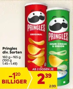 Billa Pringles Chips Angebot