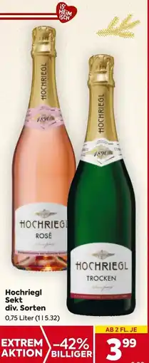 Billa Hochriegl Sekt Angebot