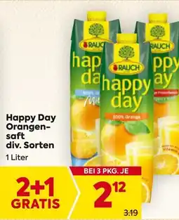 Billa Rauch Happy Day Orangensaft Angebot