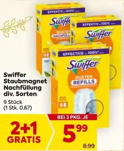 Billa Swiffer Staubmagnet Nachfüllung Angebot