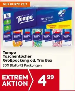 Billa Tempo Taschentücher Angebot