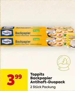 Billa Toppits Backpapier Angebot