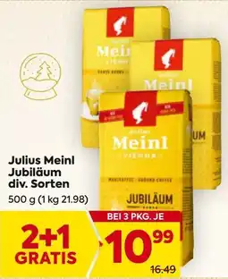 Billa Julius Meinl Jubiläum Angebot