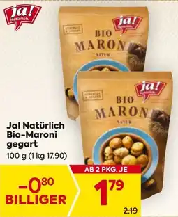 Billa ja!natürlich Bio-Maroni Angebot