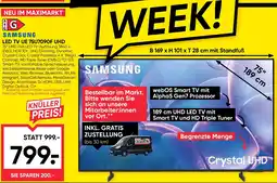 Maximarkt LED TV UE 75U7090F UHD Angebot