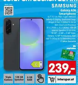 Interspar Samsung Galaxy A36 Smartphone Angebot