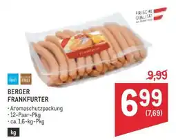 Metro BERGER FRANKFURTER Angebot