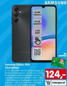 Interspar Samsung galaxy a05s smartphone Angebot
