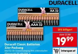 Interspar Duracell classic batterien 32er-packung Angebot
