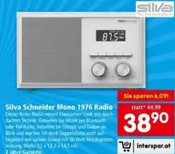 Interspar Silva schneider mono 1976 radio Angebot