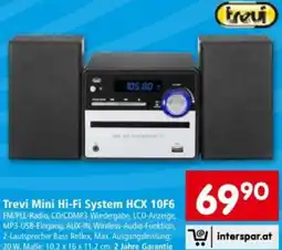 Interspar Trevi mini hi-fi system hcx 10f6 Angebot