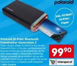 Interspar Polaroid hi-print bluetooth fotodrucker generation 2 Angebot